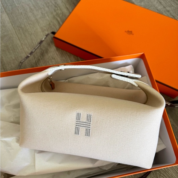 Brand new Hermes Bride A Brac / clutch in PM size in cream color - Picture 2 of 7